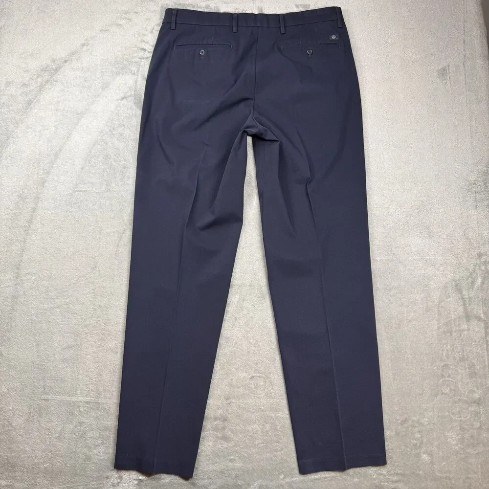 Lot Of 3 Men’s Chino‎ Pants 36x34 Blue Cotton Classic And Athletic Fit Office